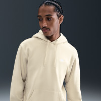 Nike Sportswear Club Fleece Hoodie Lichtbeige Wit