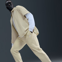 Nike Sportswear Club Fleece Joggingbroek Lichtbeige Wit