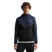 Nike Tech Fleece Sportswear Vest Black Dark Blue Purple