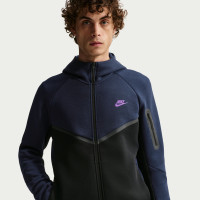 Nike Tech Fleece Sportswear Vest Black Dark Blue Purple