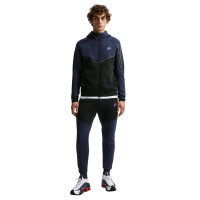 Nike Tech Fleece Sportswear Vest Black Dark Blue Purple