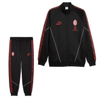 PUMA AC Milan Pre-Match KING Anthem Survêtement 2025-2026 Noir Blanc Rouge