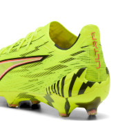 PUMA Ultra 6 Ultimate Gras Football Boots (FG) Neon Yellow Red Black