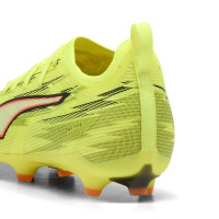 PUMA Ultra 6 Pro Grass/Artificial Grass Football Boots (MG) Kids Neon Yellow Red Black