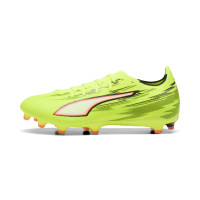 PUMA Ultra 6 Match Gras / Kunstgras Voetbalschoenen (MG) Neongeel Rood Zwart