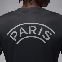 Nike Paris Saint-Germain x Jordan Strike Training Shirt 2025-2026 Black Grey