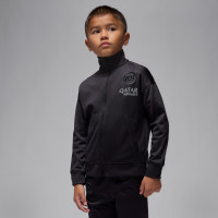 Nike Paris Saint-Germain x Jordan Strike Trainingspak Full-Zip 2025-2026 Kleuters Zwart Donkergrijs