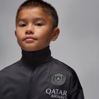 Nike Paris Saint-Germain x Jordan Strike Trainingspak Full-Zip 2025-2026 Kleuters Zwart Donkergrijs