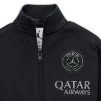 Nike Paris Saint-Germain x Jordan Strike Trainingspak Full-Zip 2025-2026 Baby Zwart Donkergrijs