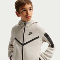Nike Tech Fleece Sportswear Vest Kids Beige Zwart