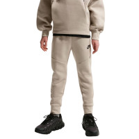 Nike Tech Fleece Sportswear Trainingspak Kids Beige Zwart