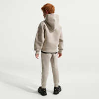 Nike Tech Fleece Sportswear Trainingspak Kids Beige Zwart