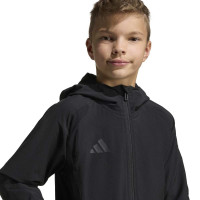 adidas Tiro Travel Windbreaker Tracksuit Kids Black
