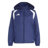adidas Tiro 26 League Windbreaker Dames Donkerblauw Wit