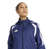 adidas Tiro 26 League Windbreaker Dames Donkerblauw Wit