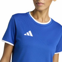 adidas Entrada 26 Voetbalshirt Dames Blauw Wit