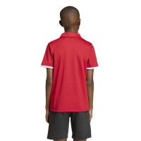 adidas Entrada 26 Polo Kids Rood Wit