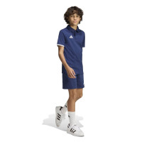 adidas Entrada 26 Polo Training Set Kids Dark Blue White