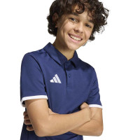 adidas Entrada 26 Polo Training Set Kids Dark Blue White