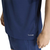 adidas Entrada 26 Polo Donkerblauw Wit