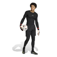 adidas Padded Long Sleeve Keeper Shirt Black