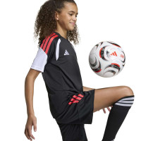 adidas Tiro 26 League Kids Football Shirt Black Light Red
