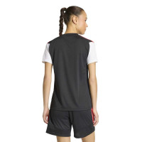 adidas Tiro 26 League Voetbalshirt Dames Zwart Lichtrood