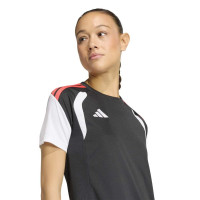 adidas Tiro 26 League Voetbalshirt Dames Zwart Lichtrood