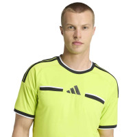 adidas REF 26 Scheidsrechtersshirt Korte Mouwen Geel Zwart