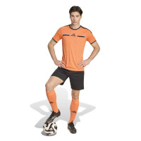 adidas REF 26 Scheidsrechtersshirt Korte Mouwen Oranje Zwart