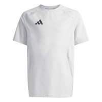 adidas Tiro Travel Kids Training Shirt Grey Black