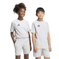 adidas Tiro Travel Kids Training Shirt Grey Black