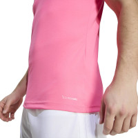 adidas Entrada 26 Voetbalshirt Roze Wit