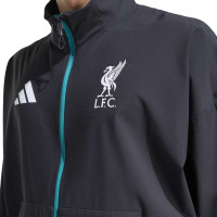adidas Liverpool Anthem Trainingsjack 2025-2026 Zwart