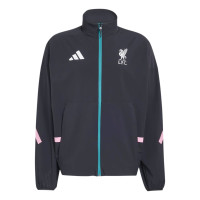 adidas Liverpool Anthem Trainingsjack 2025-2026 Zwart