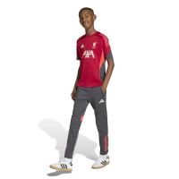 adidas Liverpool Training Shirt 2025-2026 Kids Red Grey