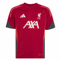 adidas Liverpool Training Shirt 2025-2026 Kids Red Grey