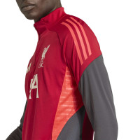 adidas Liverpool Training sweater 1/4-Zip 2025-2026 Red Grey