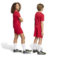 adidas Entrada 26 Voetbalbroekje Kids Rood Wit