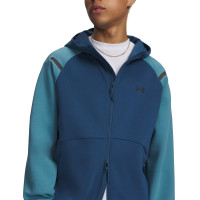 Under Armour Unstoppable Fleece Vest Donkerblauw Lichtblauw