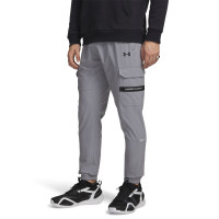 Under Armour Tech Utility Woven Trainingspak Full-Zip Lichtgrijs Grijs Zwart
