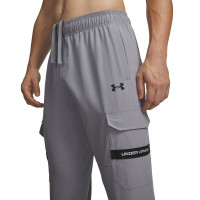 Under Armour Tech Utility Woven Trainingspak Full-Zip Lichtgrijs Grijs Zwart