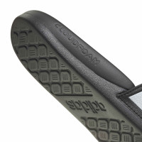 adidas Adilette Comfort 2.0 Slides Black White Carbon