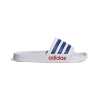 adidas Adilette Shower Slippers Wit Donkerblauw Rood