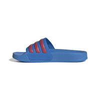 adidas Adilette Shower Slides Kids Blue Red White