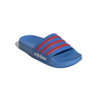 adidas Adilette Shower Slides Kids Blue Red White