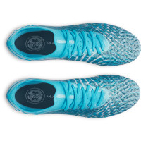 Under Armour Magnetico Elite 5 Grass Football Boots (FG) Azure White