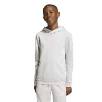 adidas Entrada 26 Hoodie Joggingpak Kids Grijs Wit