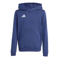 adidas Entrada 26 Hoodie Sweatsuit Kids Dark Blue White