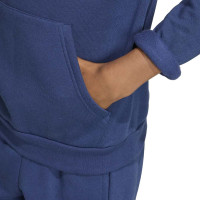 adidas Entrada 26 Hoodie Sweatsuit Kids Dark Blue White